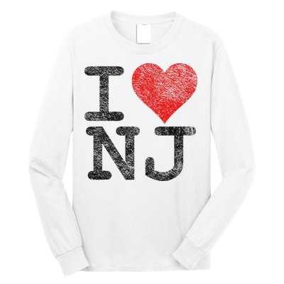 I Love New Jersey I Heart Nj Long Sleeve Shirt