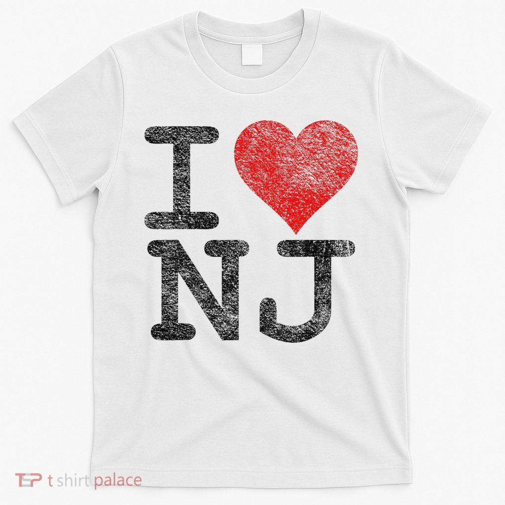 I Love New Jersey I Heart Nj T-Shirt