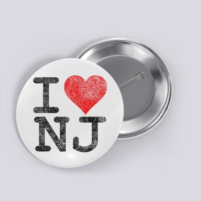 I Love New Jersey I Heart Nj Button