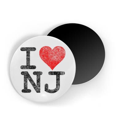 I Love New Jersey I Heart Nj Magnet