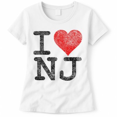 I Love New Jersey I Heart Nj Womens T-Shirt