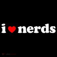 I Love Nerds Drawstring Bag