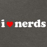 I Love Nerds Cotton Canvas Backpack