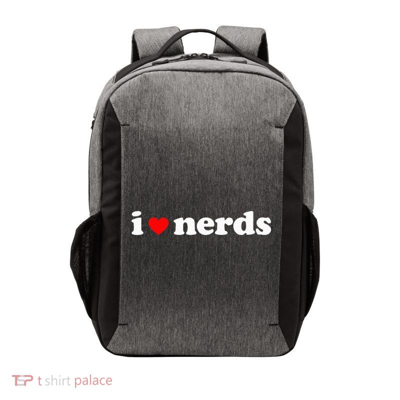 I Love Nerds Vector Backpack