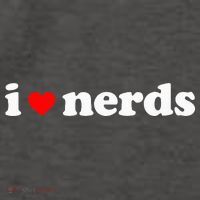 I Love Nerds Vector Backpack