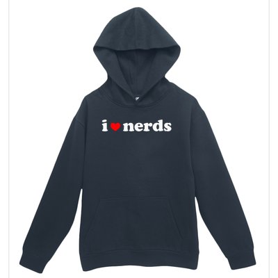 I Love Nerds Urban Pullover Hoodie