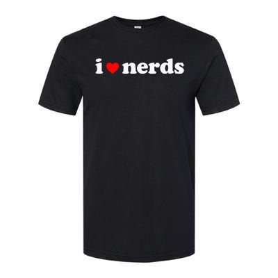 I Love Nerds Softstyle CVC T-Shirt