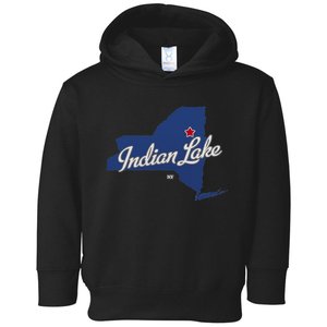 Indian Lake New York Ny Map Toddler Hoodie