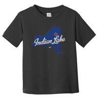 Indian Lake New York Ny Map Toddler T-Shirt