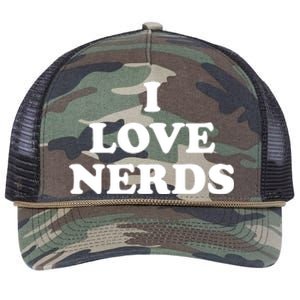 I Love Nerds Retro Rope Trucker Hat Cap