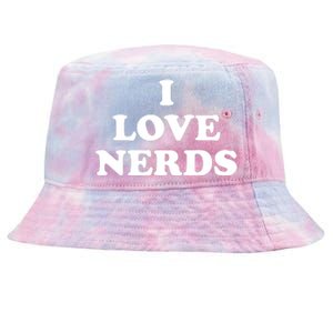 I Love Nerds Tie-Dyed Bucket Hat