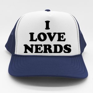 I Love Nerds Trucker Hat