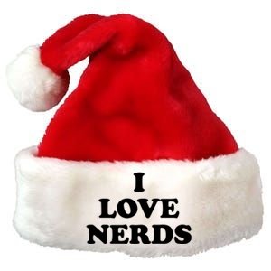 I Love Nerds Premium Christmas Santa Hat