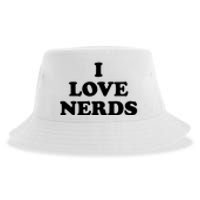 I Love Nerds Sustainable Bucket Hat