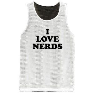 I Love Nerds Mesh Reversible Basketball Jersey Tank