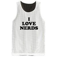 I Love Nerds Mesh Reversible Basketball Jersey Tank