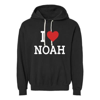 I Love Noah Garment-Dyed Fleece Hoodie