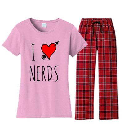 I Love Nerds Women's Flannel Pajama Set