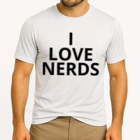 I Love Nerds Funny I Heart Nerds Cooling Performance Crew T-Shirt