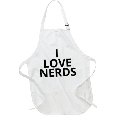 I Love Nerds Funny I Heart Nerds Apron