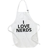 I Love Nerds Funny I Heart Nerds Apron