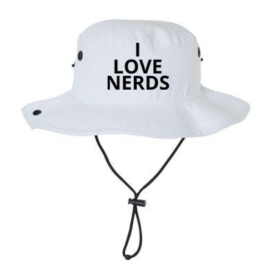I Love Nerds Funny I Heart Nerds Bucket Hat