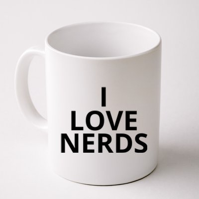 I Love Nerds Funny I Heart Nerds Coffee Mug