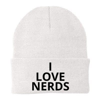 I Love Nerds Funny I Heart Nerds Beanie