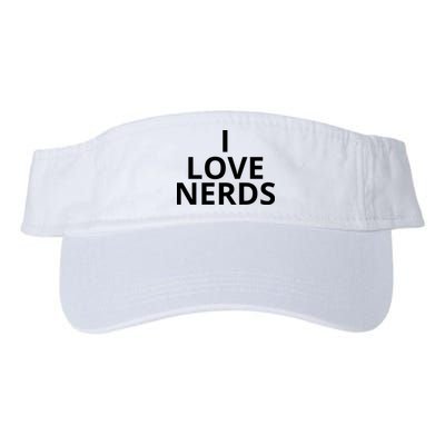 I Love Nerds Funny I Heart Nerds Visor