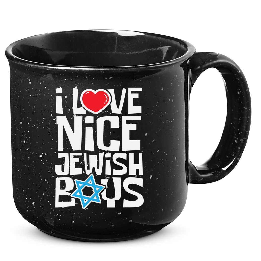 I Love Nice Jewish Boys Jews Hebrews Israelites Hanukkah  15oz Campfire Ceramic Mug