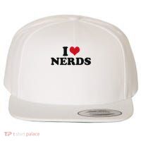 I Love Nerds Nerd Wool Snapback Cap