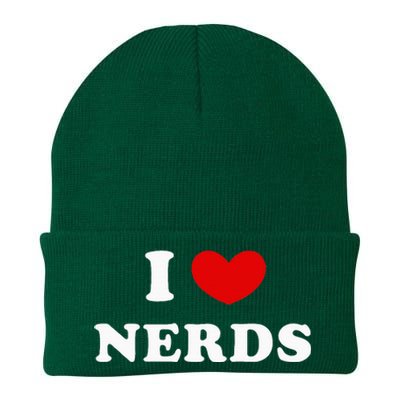 I Love Nerds Knit Cap Winter Beanie