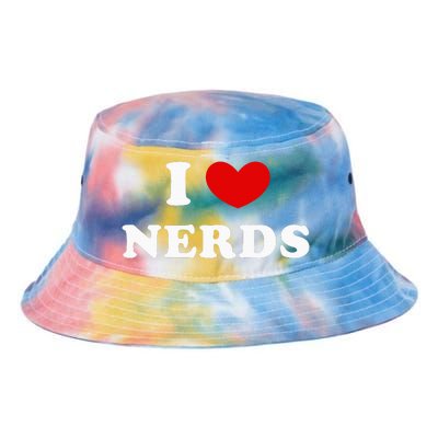 I Love Nerds Tie Dye Newport Bucket Hat