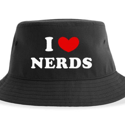 I Love Nerds Sustainable Bucket Hat