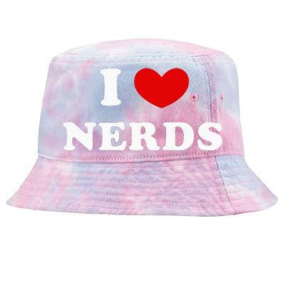 I Love Nerds Tie-Dyed Bucket Hat