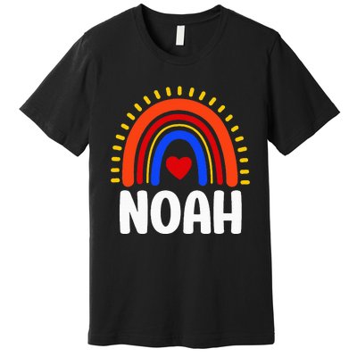 I Love Noah Cute Noah Rainbow Premium T-Shirt