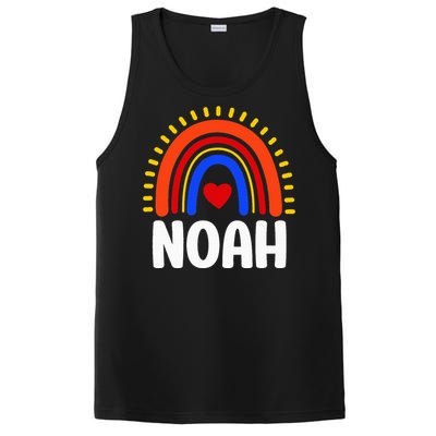 I Love Noah Cute Noah Rainbow PosiCharge Competitor Tank