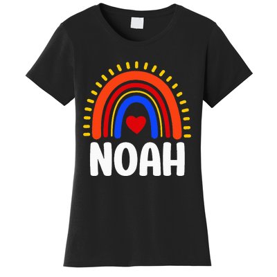 I Love Noah Cute Noah Rainbow Women's T-Shirt