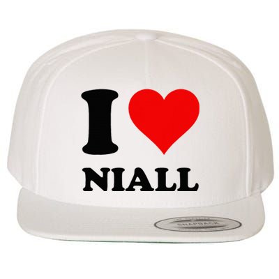 I Love Niall Wool Snapback Cap