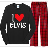 I Love Name Personalized Guy Bff Friend Heart Long Sleeve Pajama Set