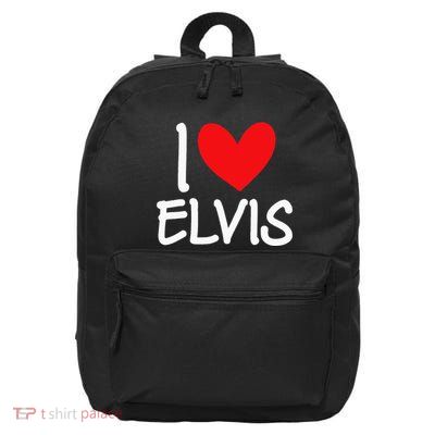 I Love Name Personalized Guy Bff Friend Heart 16 in Basic Backpack