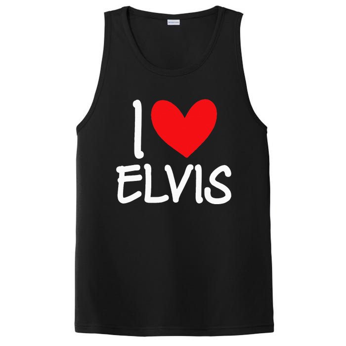 I Love Name Personalized Guy Bff Friend Heart PosiCharge Competitor Tank