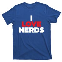 I Love Nerds Funny T-Shirt