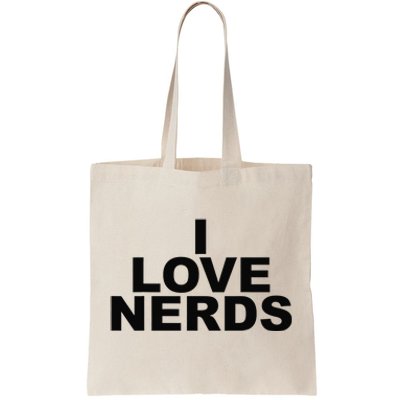 I Love Nerds Tote Bag