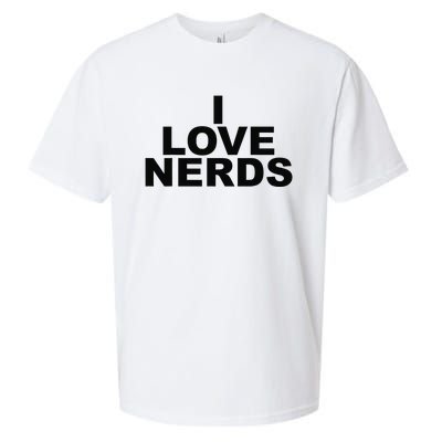 I Love Nerds Sueded Cloud Jersey T-Shirt