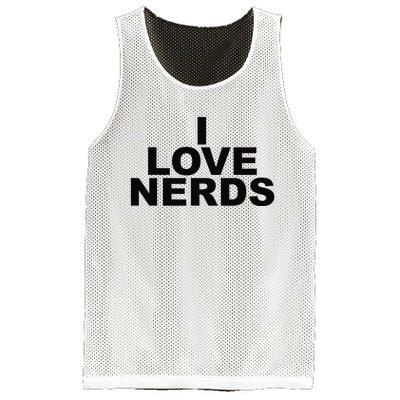 I Love Nerds Mesh Reversible Basketball Jersey Tank