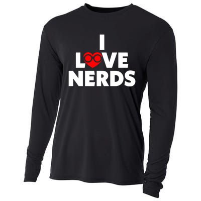 I Love Nerds Funny Cooling Performance Long Sleeve Crew