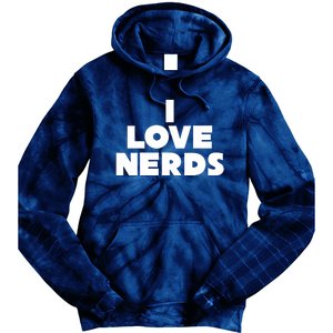 I Love Nerds Tie Dye Hoodie