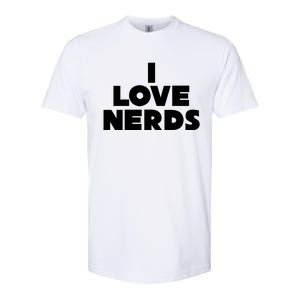 I Love Nerds Softstyle CVC T-Shirt