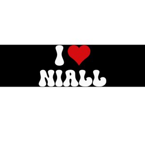 I Love Niall I Heart Niall ValentineS Day Bumper Sticker